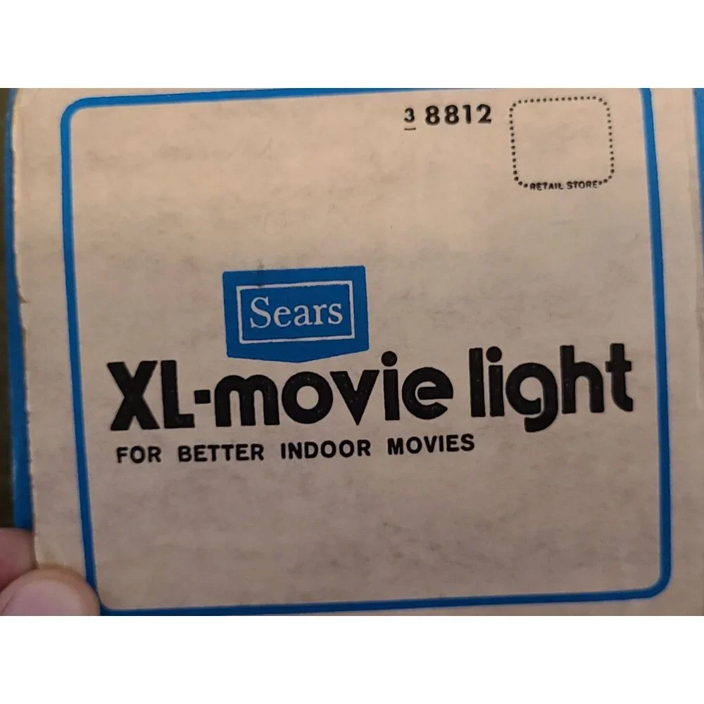 Vintage Sears XL-Movie Light Model 38812 with Original Box NEW